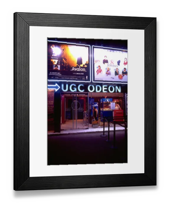 Framed Print : 03. France, Paris. Movie theater Framed Print : 03. France, Paris. Movie theater