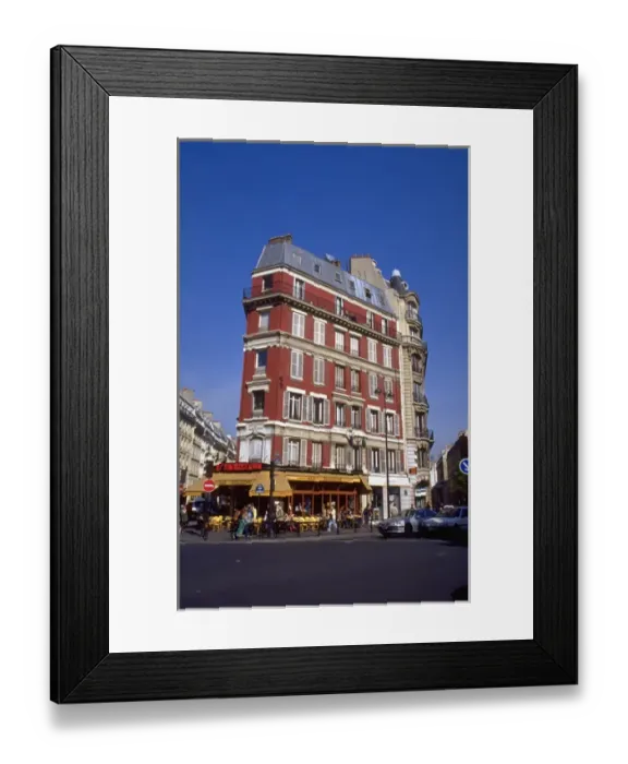 Framed Print : 03. France, Paris. Along Rue de Rennes