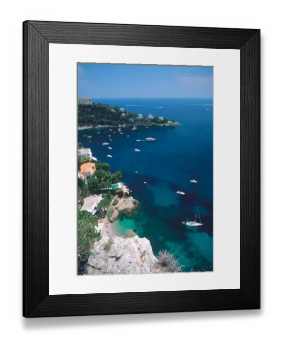 Framed Print : French Riviera. french, france, francaise, francais, europe, european, union