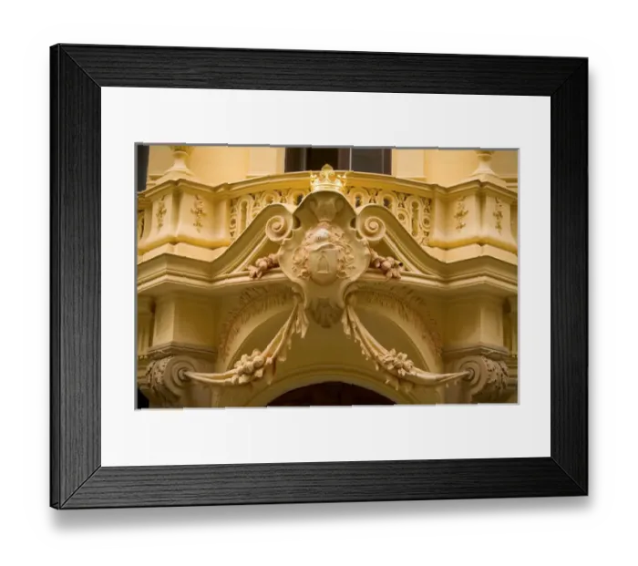 Framed Print : architectural detail, Czech Republic, prague