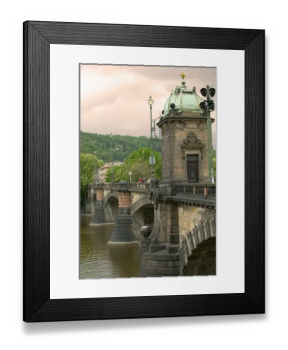 Framed Print : historic bridge, Czech Republic, prague Framed Print : historic bridge, Czech Republic, prague