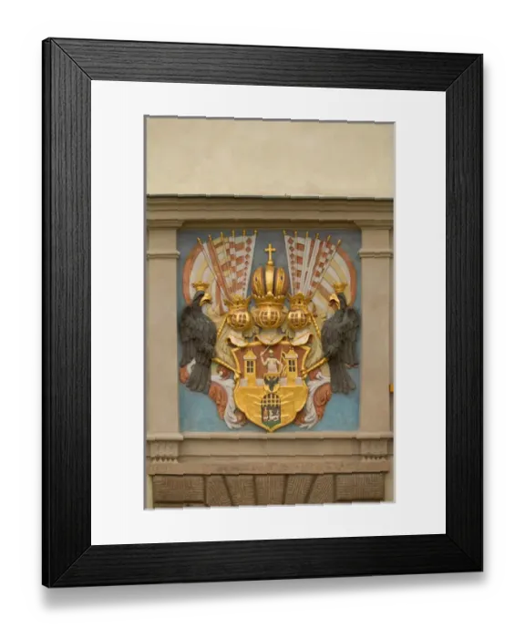 Framed Print : code of arms, Czech Republic, prague