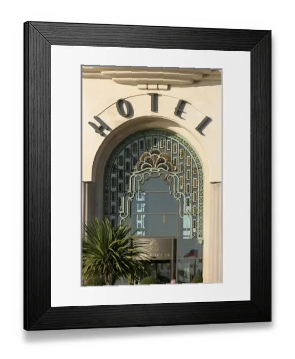Framed Print : Europe, France, Nice. Hotel Framed Print : Europe, France, Nice. Hotel