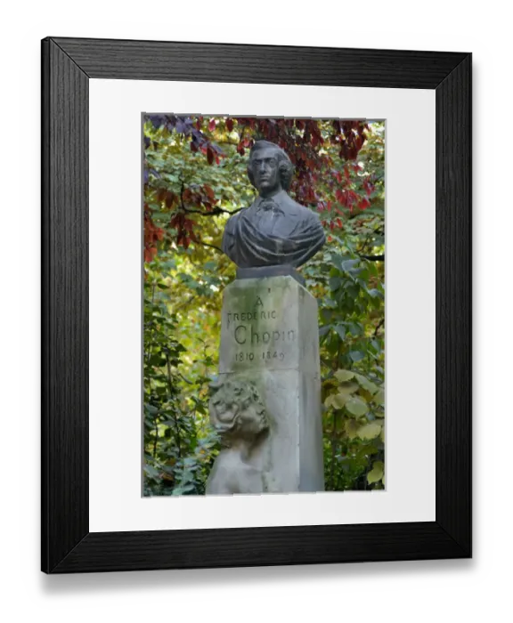 Framed Print : 03. France, Paris, statue of Chopin in Luxembourg Gardens Framed Print : 03. France, Paris, statue of Chopin in Luxembourg Gardens