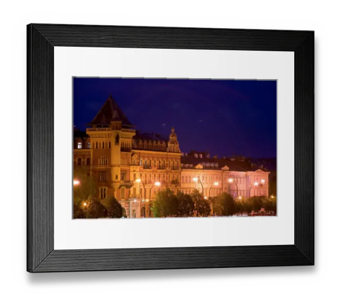 Framed Print : historic district, Czech Republic, prague