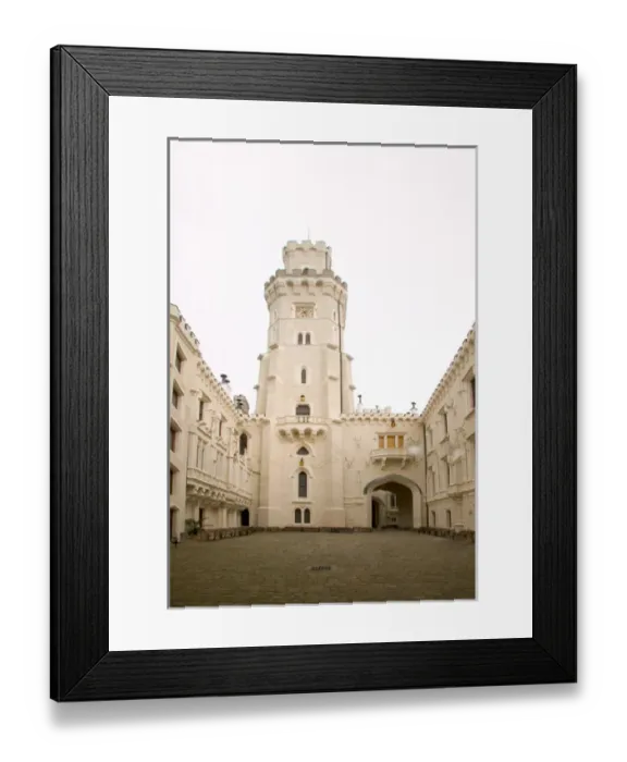 Framed Print : Hluboka Castle, Czech Republic, Ceske Budejovice