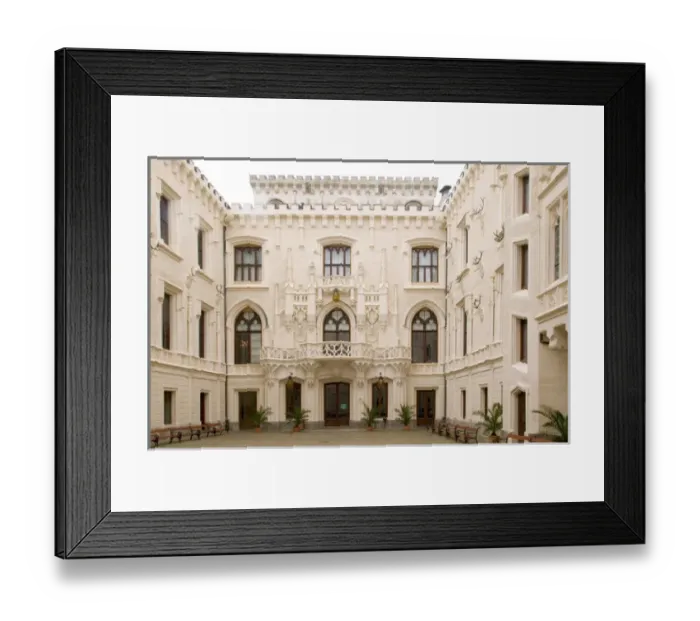 Framed Print : Hluboka Castle, Czech Republic, Ceske Budejovice