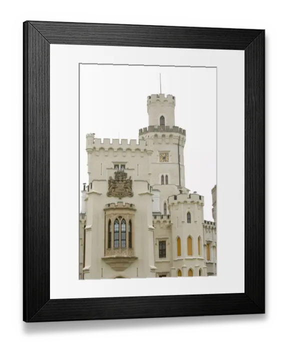 Framed Print : Hluboka Castle, Czech Republic, Ceske Budejovice