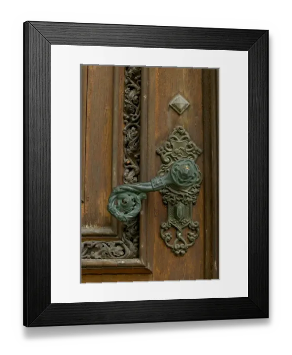 Framed Print : door handle, Hluboka Castle, Czech Republic, Ceske Budejovice Framed Print : door handle, Hluboka Castle, Czech Republic, Ceske Budejovice