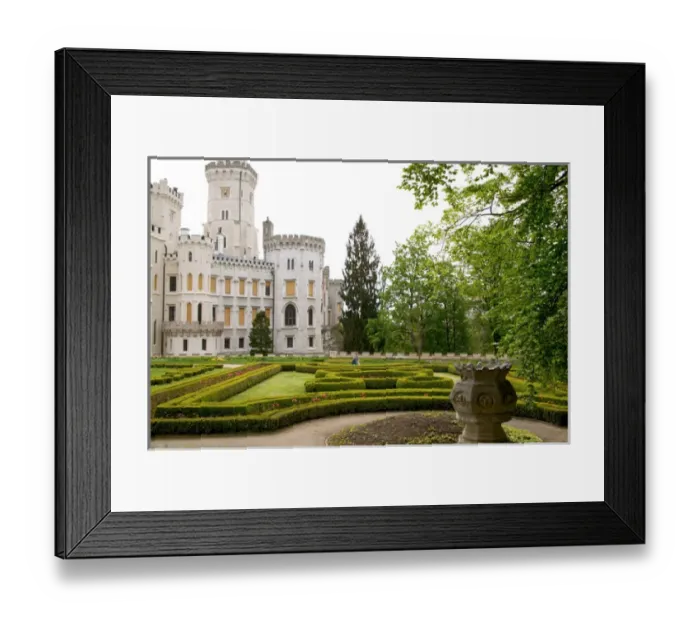 Framed Print : Hluboka Castle, Czech Republic, Ceske Budejovice