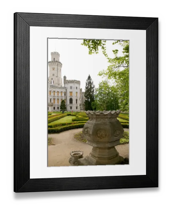 Framed Print : Hluboka Castle, Czech Republic, Ceske Budejovice