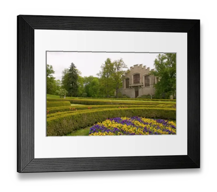 Framed Print : grounds at Hluboka Castle, Czech Republic, Ceske Budejovice