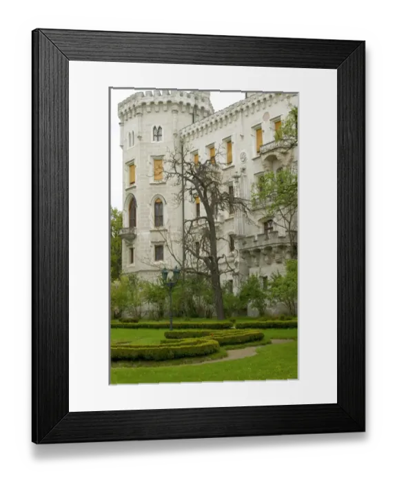 Framed Print : Hluboka Castle, Czech Republic, Ceske Budejovice