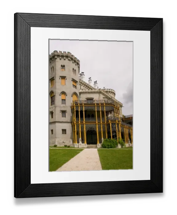 Framed Print : Hluboka Castle, Czech Republic, Ceske Budejovice