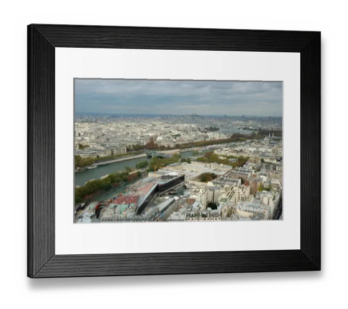 Framed Print : 03. France, Paris, view of city from Eiffel Tower Framed Print : 03. France, Paris, view of city from Eiffel Tower