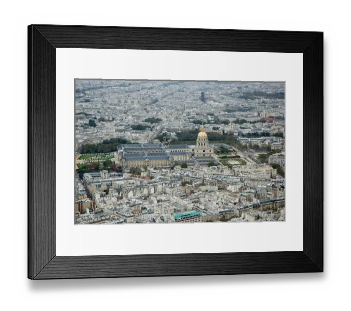 Framed Print : 03. France, Paris, view of Hotel des Invalides from Eiffel Tower Framed Print : 03. France, Paris, view of Hotel des Invalides from Eiffel Tower