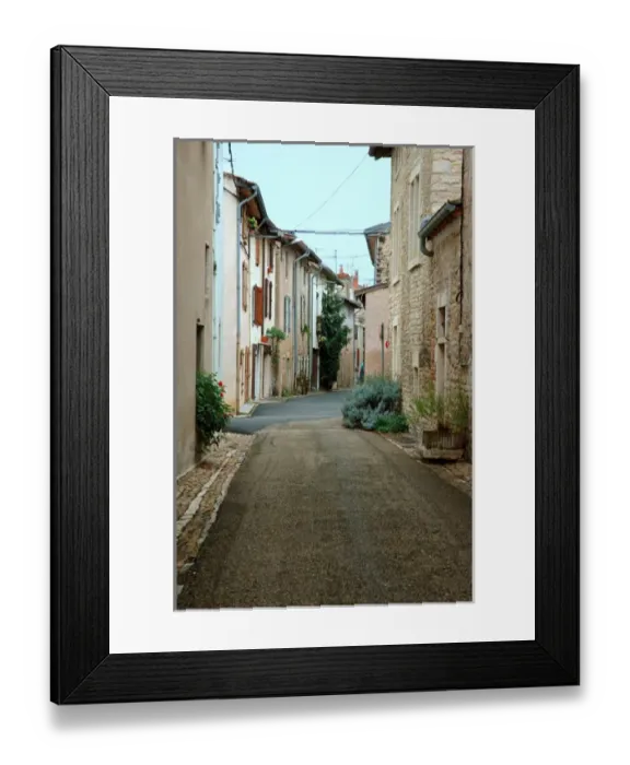 Framed Print : 03. France, Burgundy, Tournus, residential neighborhood Framed Print : 03. France, Burgundy, Tournus, residential neighborhood