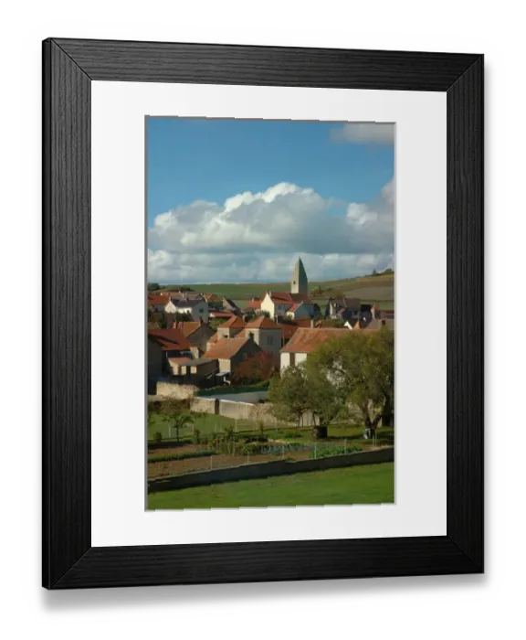 Framed Print : 03. France, Burgundy, small village near Beaune Framed Print : 03. France, Burgundy, small village near Beaune