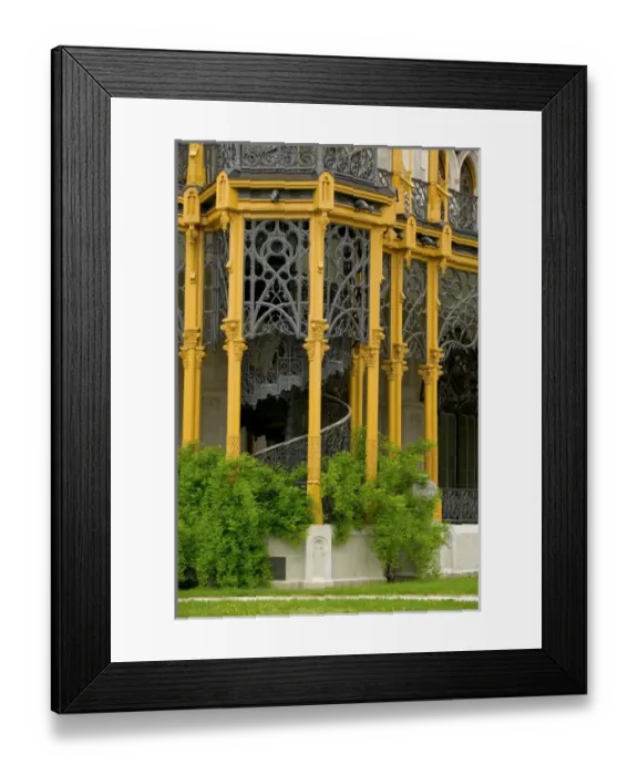 Framed Print : architectural detail, Hluboka Castle, Czech Republic, Ceske Budejovice