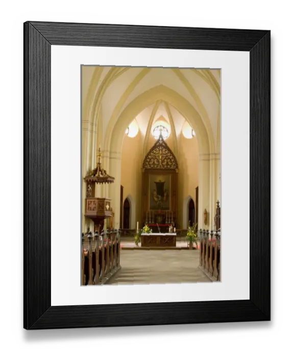 Framed Print : St. Nicolas Church, Czech Republic, Ceske Budejovice Framed Print : St. Nicolas Church, Czech Republic, Ceske Budejovice