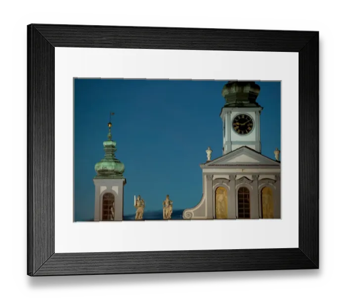 Framed Print : church tower by night, Czech Republic, Ceske Budejovice Framed Print : church tower by night, Czech Republic, Ceske Budejovice