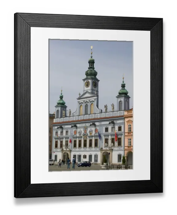 Framed Print : Premysl Otakar II square, Czech Republic, Ceske Budejovice