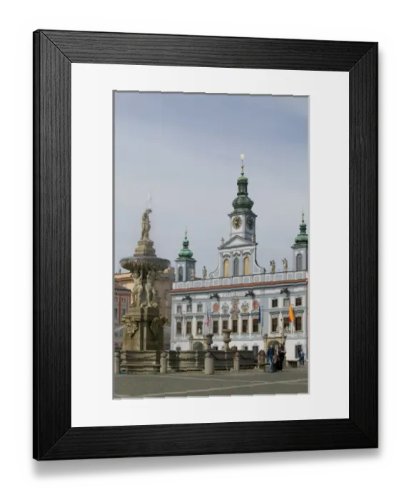 Framed Print : Premysl Otakar II square, Czech Republic, Ceske Budejovice Framed Print : Premysl Otakar II square, Czech Republic, Ceske Budejovice