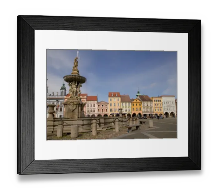 Framed Print : Premysl Otakar II square, Czech Republic, Ceske Budejovice Framed Print : Premysl Otakar II square, Czech Republic, Ceske Budejovice