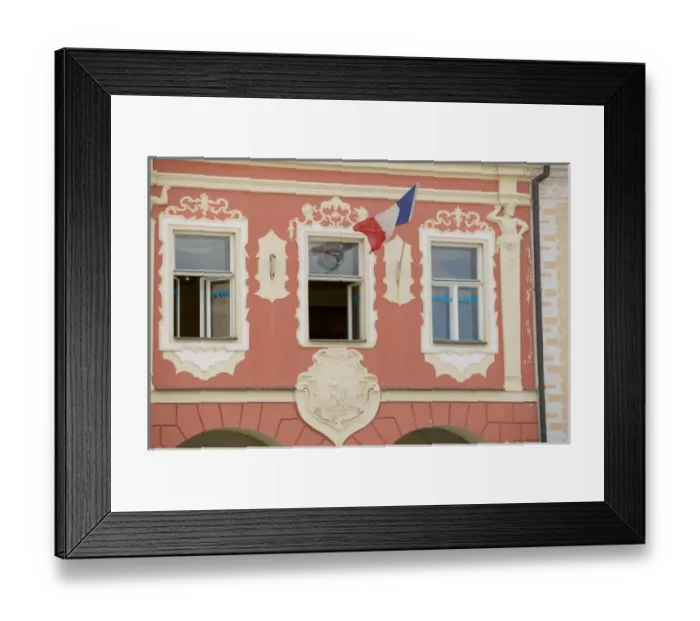 Framed Print : old windows, Czech Republic, Ceske Budejovice Framed Print : old windows, Czech Republic, Ceske Budejovice