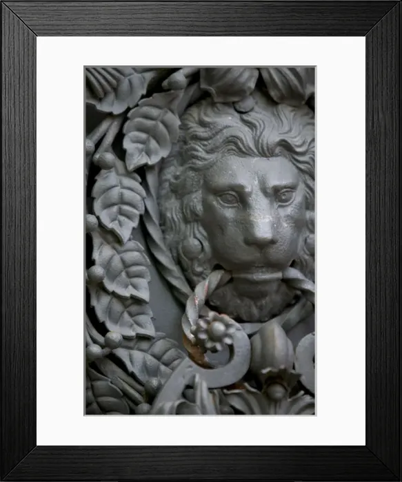 Framed Print : old door nob, Czech Republic, Ceske Budejovice