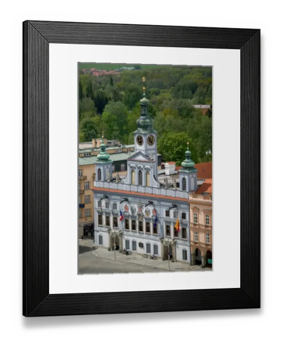 Framed Print : Town Hall, Czech Republic, Ceske Budejovice Framed Print : Town Hall, Czech Republic, Ceske Budejovice