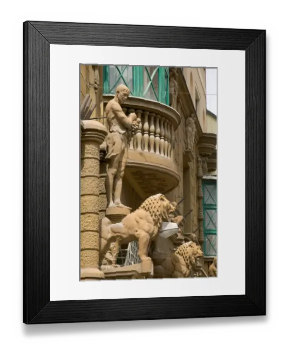 Framed Print : architectural detail, Czech Republic, Ceske Budejovice Framed Print : architectural detail, Czech Republic, Ceske Budejovice
