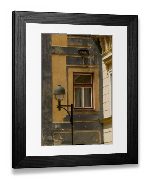Framed Print : old window, Czech Republic, Ceske Budejovice