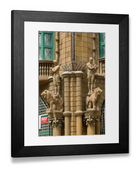 Framed Print : architectural detail, Czech Republic, Ceske Budejovice Framed Print : architectural detail, Czech Republic, Ceske Budejovice