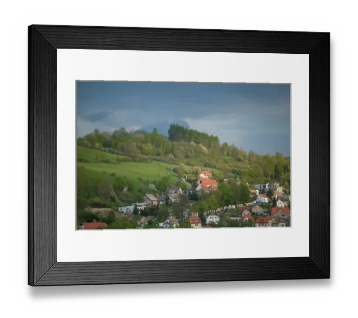 Framed Print : view from castle, Czech Republic, Ceske Krumlov, World Heritage Site Framed Print : view from castle, Czech Republic, Ceske Krumlov, World Heritage Site