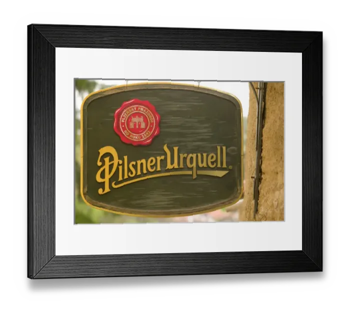 Framed Print : pub sign, Czech Republic, Ceske Krumlov, World Heritage Site Framed Print : pub sign, Czech Republic, Ceske Krumlov, World Heritage Site