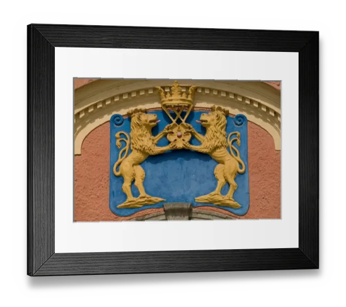Framed Print : architectural detail, Czech Republic, Znojmo