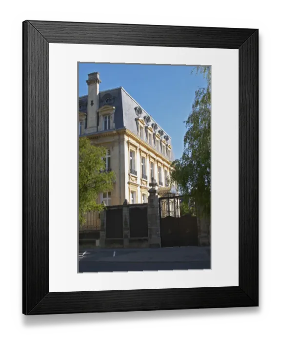 Framed Print : One of the buildings belonging to Champagne Louis Roederer, Reims, Champagne, Marne Framed Print : One of the buildings belonging to Champagne Louis Roederer, Reims, Champagne, Marne