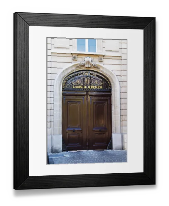Framed Print : The entrance door to Champagne Louis Roederer, Reims, Champagne, Marne, Ardennes Framed Print : The entrance door to Champagne Louis Roederer, Reims, Champagne, Marne, Ardennes