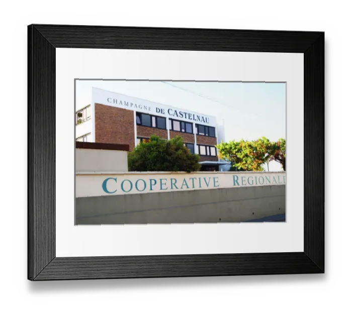 Framed Print : Champagne de Castelnau, a regional co-operative cooperative champagne house, Reims Framed Print : Champagne de Castelnau, a regional co-operative cooperative champagne house, Reims