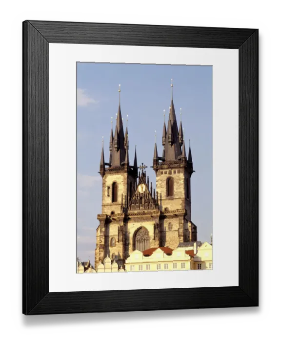 Framed Print : Europe, Czech Republic, Prague. Tyn church Framed Print : Europe, Czech Republic, Prague. Tyn church