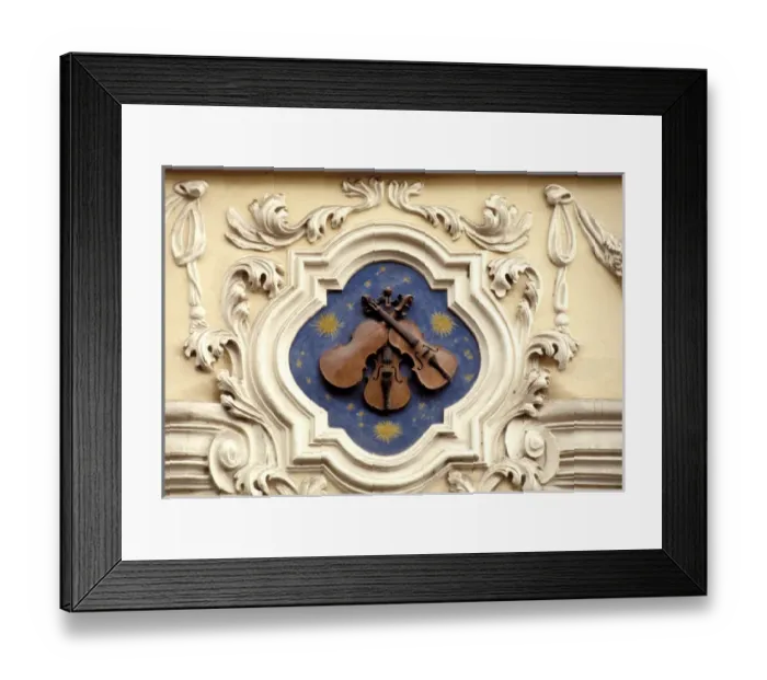 Framed Print : Europe, Czech Republic, Prague. Mala Strana, House sign on Nerudova Street Framed Print : Europe, Czech Republic, Prague. Mala Strana, House sign on Nerudova Street