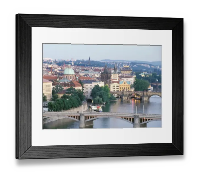 Framed Print : Europe, Czech Republic, Prague. View from Letna gardens Framed Print : Europe, Czech Republic, Prague. View from Letna gardens