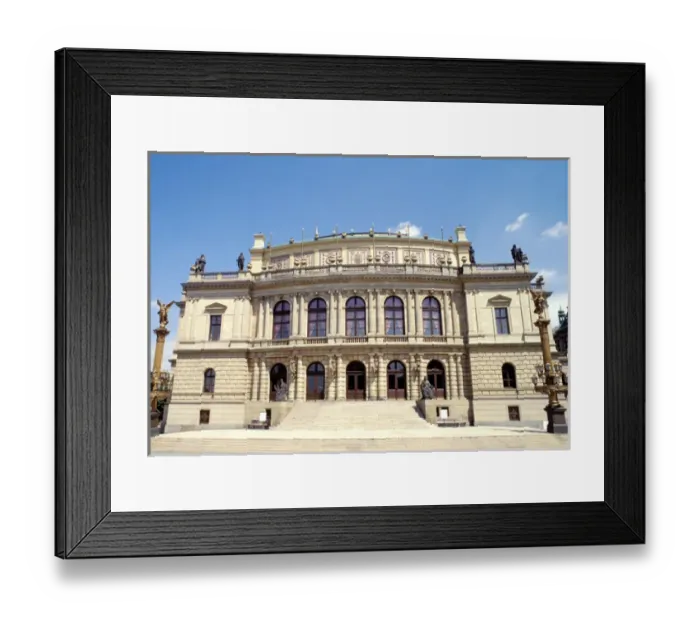 Framed Print : Europe, Czech Republic, Prague. Rudolfinum
