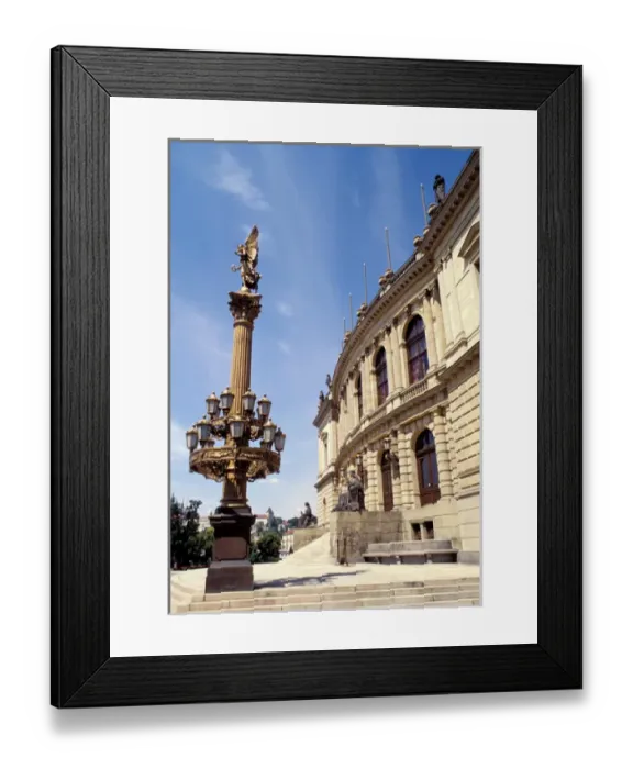 Framed Print : Europe, Czech Republic, Prague. Rudolfinum