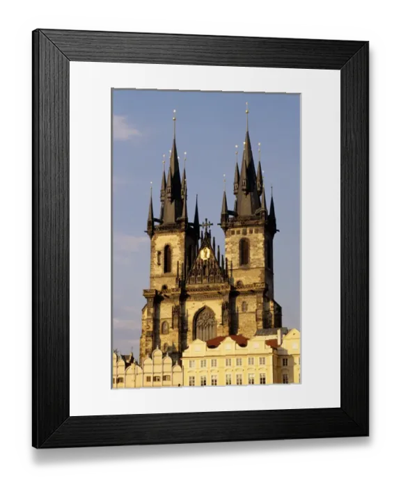 Framed Print : Czech Republic, Prague, Tyn Church Framed Print : Czech Republic, Prague, Tyn Church