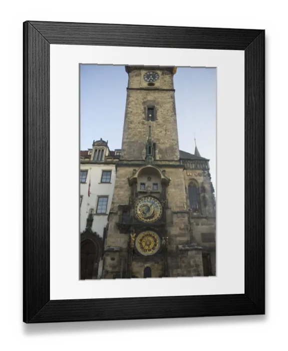 Framed Print : Old Town Hall & The Astronomical Clock, founded in 1338, Historical Center of Prague-UNESCO Framed Print : Old Town Hall & The Astronomical Clock, founded in 1338, Historical Center of Prague-UNESCO