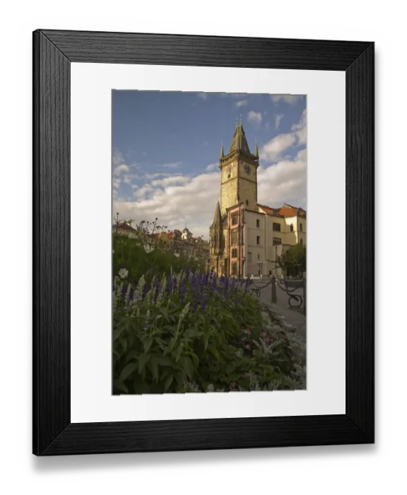 Framed Print : Old Town Hall & The Astronomical Clock, founded in 1338, Historical Center of Prague-UNESCO Framed Print : Old Town Hall & The Astronomical Clock, founded in 1338, Historical Center of Prague-UNESCO
