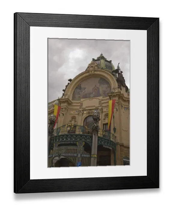 Framed Print : ornate building next to Powder Tower, Historical Center of Prague-UNESCO World Cultural Framed Print : ornate building next to Powder Tower, Historical Center of Prague-UNESCO World Cultural