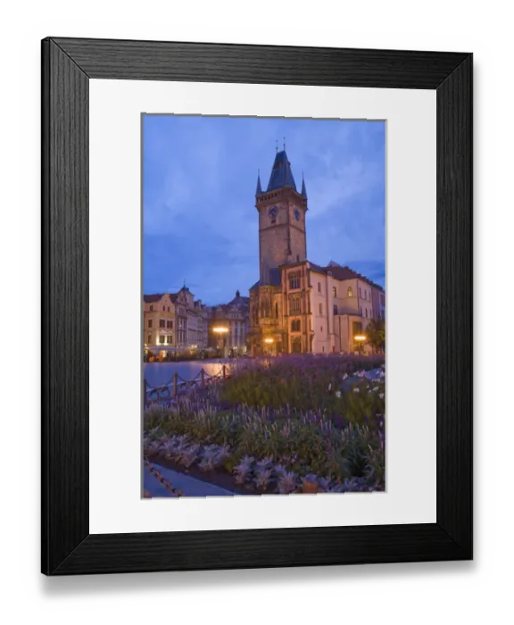 Framed Print : Old Town Hall & The Astronomical Clock, founded in 1338, Historical Center of Prague-UNESCO Framed Print : Old Town Hall & The Astronomical Clock, founded in 1338, Historical Center of Prague-UNESCO